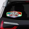 Makoroni - Peace Love Lamprey Car Laptop Wall Sticker Decal - 8"x4", #u79 view 1