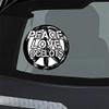 Makoroni - Peace Love Ocelots Car Laptop Wall Sticker Decal - 5"x5", #u53 view 1