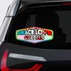 Makoroni - Peace Love Collies Car Laptop Wall Sticker Decal - 8"x4", #t56 view 1