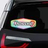 Makoroni - Peace Love Radicchio Car Laptop Wall Sticker Decal - 8"x4", #k92 view 1