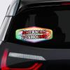 Makoroni - Peace Love American Foxhound Dog Dogs Car Laptop Wall Sticker Decal - 8"x4", #y4 view 1