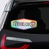 Makoroni - Peace Love Yucca Root Car Laptop Wall Sticker Decal - 8"x4", #l71 view 1