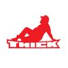 Cartat2s Thick Man Dad BOD Vinyl Decal 5.5 X 3.4in Funny Car Truck Window Sticker Wall Toolbox Pick from 8 Colors (red) view 1