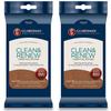 Guardsman Clean & Renew Leather Wipes - 20 Count - Removes Dirt & Grime, Great For Leather Furniture & Car Interiors - 2 Pack view 1