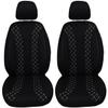 BREMER SITZBEZGE Dimension Car Seat Covers Compatible with Toyota Corolla E12 Driver & Passenger Set from 20012007 Car Seat Covers Protective Cover Set Car Seat Covers Pack of 2 in BlackWhite view 1