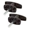 Bauer T-323T Package Matching T-Handles Lock Set | Shaft 2 Inch Total Length, 1/2" Thread on end | Keyed K-127 view 3
