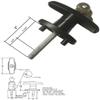 Bauer T-323T Package Matching T-Handles Lock Set | Shaft 2 Inch Total Length, 1/2" Thread on end | Keyed K-127 view 4