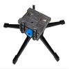 375 lb. Extreme User Weight. Adjustable 5" High #4125 Swivel Rocker with 3 Springs Black view 1