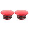 Keenso Handlebar End Plug, Universal Aluminium Alloy Handlebar End Plug for Road, Mountain, Commuting, Trail, Urban Bikes - Red Color view 1