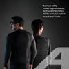 ALPINA Proshield Back Protector Vest Men, Lightweight Flexible Spine Protection for Skiing Snowboarding, Black, XL view 3