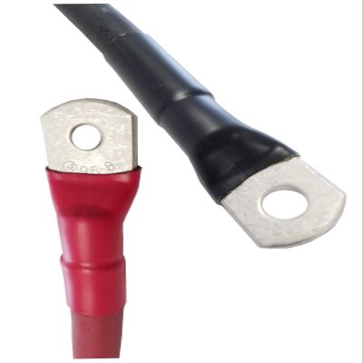 AC/DC WIRE AND SUPPLY 4/0 Solar Battery Cables 1 RED/ 1 BLACK 4/0 12 ft EA SEALED WIND,RV, INVERTER USA