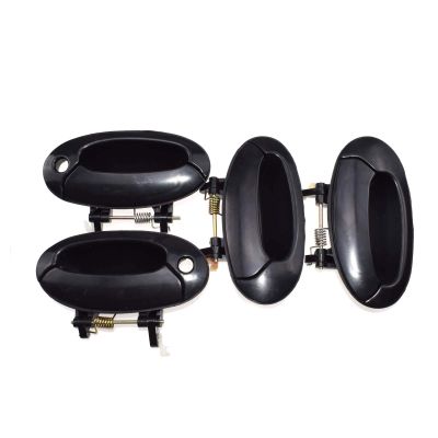 Kison 4Pcs Exterior Outside Door Handles Front Rear Left Right For 1996-00 Hyundai Elantra 83660-29001