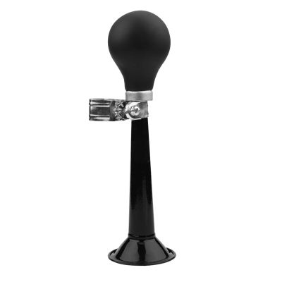 Vintage Snail Horn with Sound Bugle Squeeze Bulb Honker(Black)