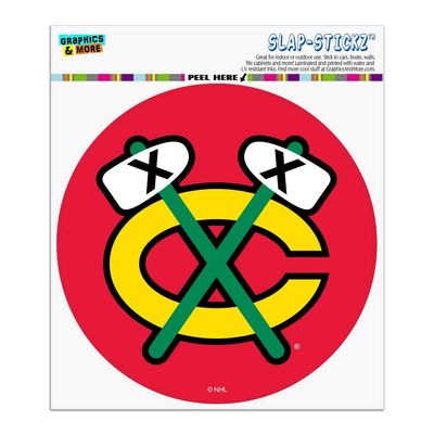 NHL Chicago Blackhawks Fan Automotive Car Window Locker Circle Bumper Sticker
