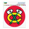 NHL Chicago Blackhawks Fan Automotive Car Window Locker Circle Bumper Sticker view 1