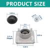 DRIVE UP 2 PCS Golf Cart Front Wheel Hubs Fits for Yamaha G2/G8/G9/G14/G16/G19/G22/G29 Drive Golf Carts, OEM JG5-WF511-10-00 JG5-WF511-00 view 3