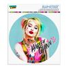 GRAPHICS & MORE Birds of Prey Harley Quinn Blowing Kisses Automotive Car Window Locker Circle Bumper Sticker view 1