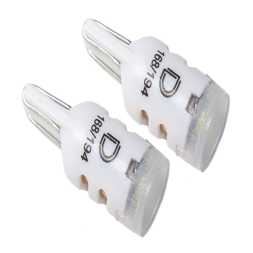 Diode Dynamics License Plate LEDs compatible with Mitsubishi Eclipse Cross 2022-2024 (pair), 194 HP5 Pure White (5000K)