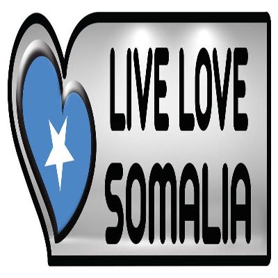 Customola - Live Love Somalia Nationality Flag Sticker Bumber Sticker Decal - 3 x 8.5 inc.