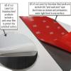 707Motoring Stainless Polished Chrome Pillar Post Trim 4PC, Compatible with Pontiac G6 2005-2009 (4-Door, Sedan) view 3