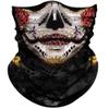 Obacle Skull Face Mask for Women Men Dust Wind UV Sun Protection Seamless Bandana for Rave Festival Motorcycle Riding Biker Fishing Hunting Outdoor Running 3D Tube Mask (Purple Eyes Red Lip) view 1