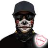 Obacle Skull Face Mask for Women Men Dust Wind UV Sun Protection Seamless Bandana for Rave Festival Motorcycle Riding Biker Fishing Hunting Outdoor Running 3D Tube Mask (Purple Eyes Red Lip) view 2