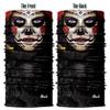 Obacle Skull Face Mask for Women Men Dust Wind UV Sun Protection Seamless Bandana for Rave Festival Motorcycle Riding Biker Fishing Hunting Outdoor Running 3D Tube Mask (Purple Eyes Red Lip) view 3