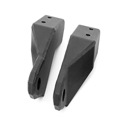 Rough Country Tow Hook Shackle Mounts for 2007-2021 Toyota Tundra - RS146 , Black