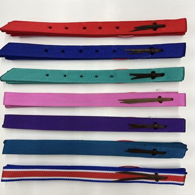 Showman Premium Quality Nylon Tie Strap & Off Billet Set (Blue)