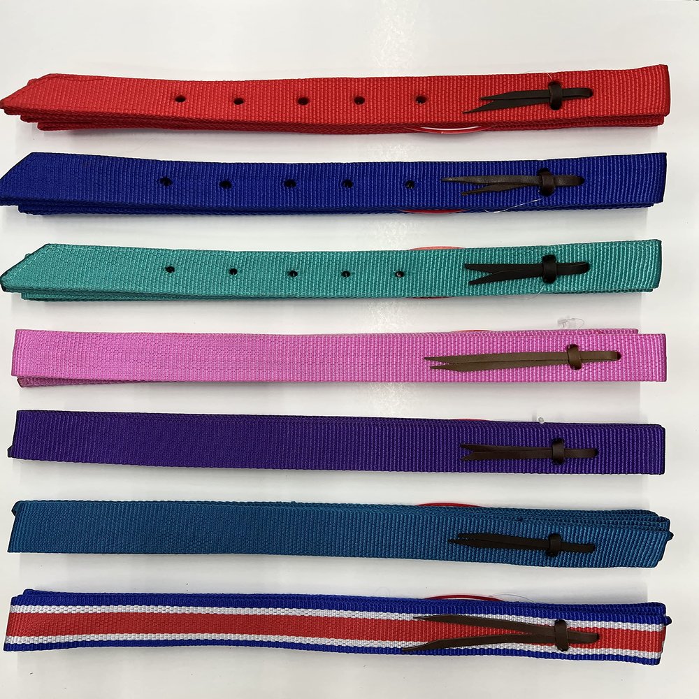 Showman Premium Quality Nylon Tie Strap & Off Billet Set (Blue)