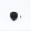 GPM For Traxxas 1/10 Maxx 4WD Monster Truck Upgrade Parts Harden Steel #45 Motor Gear 24T - 1Pc Set Black view 1
