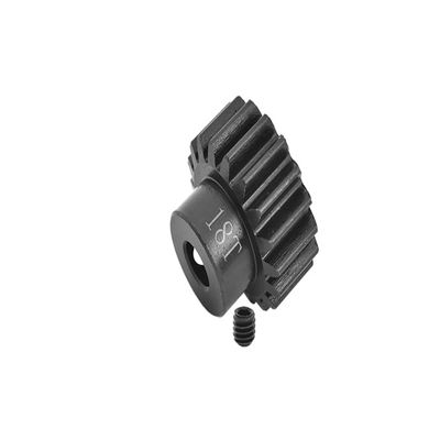 GPM For Traxxas 1/10 Maxx 4WD Monster Truck Upgrade Parts Harden Steel #45 Motor Gear 18T - 1Pc Set Black
