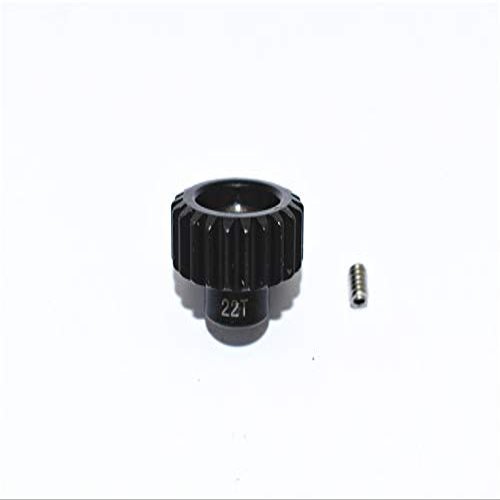 GPM For Traxxas 1/10 Maxx 4WD Monster Truck Upgrade Parts Harden Steel #45 Motor Gear 22T - 1Pc Set Black