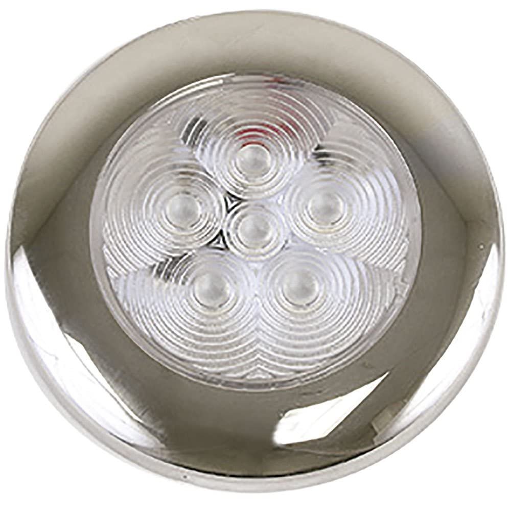 Scandvik B3 Downlight Surface Mount - Blue - SS Trim - IP67-12/24V