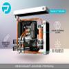 PrimoChill Vue - Computer WaterCooling Coolant, Visual Flow, Solid/Non-Transparent, Full Protection, PrimoPrep Included, Proudly Made in The USA (32oz/.9L) - Blood Orange view 3