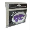 Kansas State K-State Wildcats Heavy Duty Chrome Trailer Hitch Cover w/Laser Cut Logo view 1