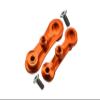 GPM LOSI-1/10 Baja Rey Desert Truck LOS03008 1/10 Rock Rey Aluminum STABILIZING Mount for Steering ASSEMBLY-4PC Set (Orange) view 1
