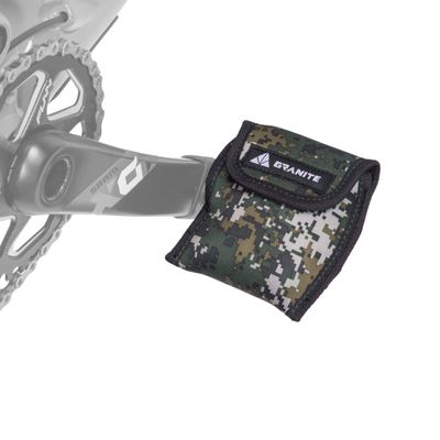 Granite Pita Bicycle Pedal Covers, Bike Pedal Covers for Bike Transport Protection, Against Damage and Scratche When in Storage and Transit, 3mm Thick Neoprene Pedal Covers (Small, Green Camo)