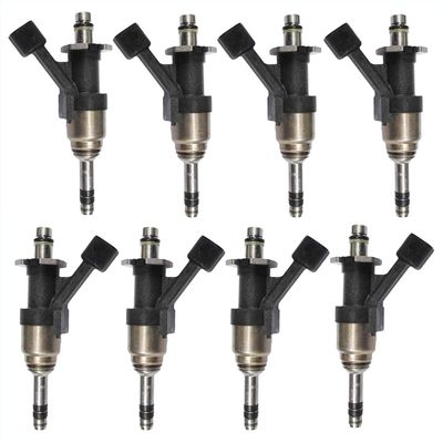 Germban 12668390 8pcs Set Fuel Injectors Nozzles 6 Holes Replacement for Chevrolet Silverado 1500 Suburban Tahoe, for GMC Sierra 1500 Yukon 4.3L 5.3L 2014-2017 FJ1217 12672368