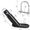 Fat-Cattie Bike Trailer Hitch Connector Couplerfor Children's Trailers,Cargo and Pet Bicycle Trailers(45 Coupler 2 Pack) view 2
