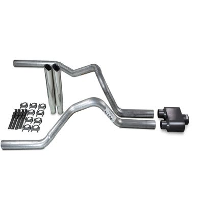 Truck Exhaust Kits - ShopLine Dual 2.5" Fits Silverado/Sierra/F-Series/Ram