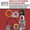 Major rebuild kit for Sherwood raw sea water cooling pumps. Includes bearings and seals. Fits G15, G21, G30-2B, G30-2, G9901, G9903, G55-2, J70, RA057007 and K75B view 4