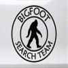 Minglewood Trading Ivory - Bigfoot Search Team Vinyl Decal - PNW Creature - Die Cut Sticker - 17.5w x 17.5h inches view 2