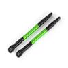 Traxxas 8619G Push Rods Aluminum (Green-Anodized) Heavy Duty (2) E-Revo view 1
