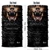 Obacle Animal Half Face Mask Sun Dust Wind Protection Breathable Seamless Face Mask for Men Women, Lightweight Thin Neck Gaiter for Outdoor Sports (Lion Open Mouth Brown) view 3