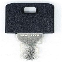 Haworth HW109 Replacement Keys: 2 Keys