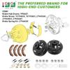 10L0L EZGO Golf Cart Brake Maintenance Kit, Rear Brake Hub Drum with Brake Shoes and Spring Repair Kit fit 1997-Up Electric EZGO TXT PDS, OEM# 19186G1 70794G01 70795G01 27943G01 view 2