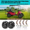 10L0L EZGO Golf Cart Brake Maintenance Kit, Rear Brake Hub Drum with Brake Shoes and Spring Repair Kit fit 1997-Up Electric EZGO TXT PDS, OEM# 19186G1 70794G01 70795G01 27943G01 view 3