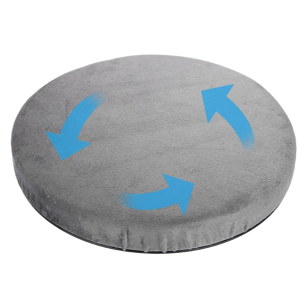 Rotating Swivel Seat Cushion, 360 Degree Rotation Skidproof Car Seat Cushion Convenient for Sitting or Standing from Car Used for Pregnant Women Elderly Use, 15 Inches in Diameter