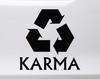 Minglewood Trading Purple - Karma Vinyl Decal - Recycle - Destiny Fate - Die Cut Sticker - 12w x 12h inches view 2